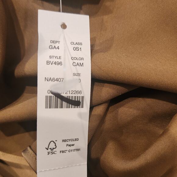 NWT J. Crew Gwyneth Slip Dress In Luster Charmeuse Gold 10 - Picture 6 of 6